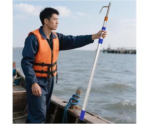 Gancio per Barca Pali di Sostegno per Coperture di Barche in Alluminio per L'installazione di Luci Esterne/Cime di Ormeggio(4 Pack,400CM(13ft))