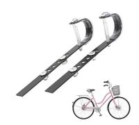 Gancio per bici, 2 pezzi, in ferro, regolabile, multifunzione | Adjustable Height Bike Basket Hook for Biking Outdoor Outside Road Indoor Garage Storage Donna Uomo