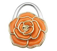 Gancio per borsa a forma di fiore alla moda Gancio pieghevole per borsa da tavolo Supporto portatile Gancio per borse Parti Accessori da tavolo Supporto portatile