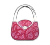 Gancio per borsa da tavolo, ganci per borse, pieghevole ed elegante, gancio portatile da scrivania, per bancone, ristorante, bar, libreria, bagno, armadio, campeggio, viaggi