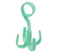 Gancio per borsa girevole a 360 gradi, gancio salvavita, 1 confezione in plastica a 360 gradi, adatto per la casa e lo stoccaggio che consente di organizzare i cappelli (verde (taglia grande))