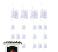 Gancio Per Borse Da Parete,40 Pezzi Trasparenti Appendini Senza Trapano - Ganci Per Organizzazione Domestica | Per Decorazioni Finestre, Ornamenti, Armadio, Lavanderia, Spogliatoio, Casa, Asilo , Giar