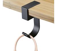 Gancio per borsetta - Gancio portatile resistente con struttura in metallo a forma di 5, organizzatore da tavolo multifunzionale, di supporto mobile | Soluzione di sospensione polival