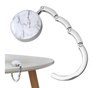 Gancio per borsetta pieghevole,Gancio per borsetta pieghevole rotondo - Gancio portaborsetta, supporto per borsa per tavolo, gancio da scrivania, gancio per borsa per donne e ragazze per tavolo da