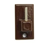 GANCIO PER BRIS-BRIS ACCIAIO Marrone - blister 2 pezzi