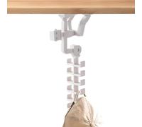 Gancio per cappello | Supporto per cappello adesivo | Design robot salvaspazio gancio multifunzione per zaino borsa vestiti