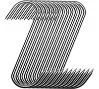 Gancio per carne in acciaio inox, gancio da parete a forma di S