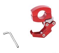 Gancio per casco scooter, diametro barra 22 mm, gancio per casco scooter 22 | lega di alluminio, per la forma dell'artiglio dell'aquila, adatta a barre da 22 mm, hardware di installazione rapida incluso