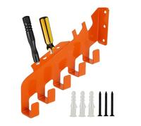 Gancio per catena per motosega - Supporto a parete per motosega per carichi pesanti, rack da 8,7 pollici e 6,9 pollici con 5 ganci Gancio per riporre la a mento per carichi pesanti | per affila