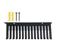 Gancio Per Cavi A Parete - Ripiano In Acciaio Con 13 Spazi | Organizzatore Di Cavi Per Officine, Server, Tavoli Da Lavoro E Locali Tecnici