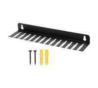 Gancio per cavi montato a parete, 13 fessure per montaggio a parete, per officina, studio, sala server, computer