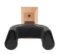 Gancio per Chitarra con Bloccaggio Automatico con Base in Legno di Faggio, Angolo di Inclinazione Verso L'alto per Chitarra Elettrica Classica Folk, Basso, Ukulele
