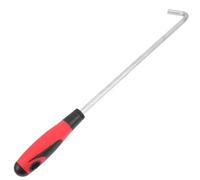 Gancio per Chiusino in Acciaio Inox Manico in Gomma | Strumento Portatile per Coperture e Griglie, Presa Antiscivolo, Saldatura Curata, Uso in Fattoria e Strada Colore Casuale