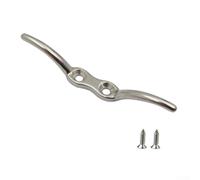 Gancio per corda in acciaio inox resistente, ideale per fissare barche, teloni e aste per bandiere (6,3 cm)