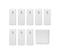 Gancio per Cornici Universale Grande, 8 Ganci per Quadri, 12 Strisce Adesive Grandi Rimovibili, Ganci per Appendere Quadri senza Danni, Resistenti, Ganci per Quadri senza Chiodi