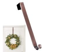 Gancio per corona per porta - Appendini in metallo, ghirlande festive con cuscinetto posteriore morbido | Ganci di stoccaggio per la casa, ideale per Natale, Halloween, Ringraziamento e Pasqua