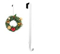 Gancio per corone per porta anteriore - Gancio in metallo per corone festive con cuscinetto posteriore | Gancio per porta a forma di corona, decorazioni stagionali per grucce