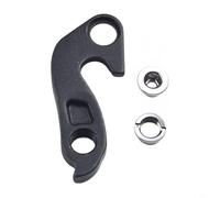 Gancio per deragliatore posteriore di precisione per modelli Merida, gancio in lega di alluminio resistente, include viti di montaggio per una facile installazione sul telaio (5 pezzi)