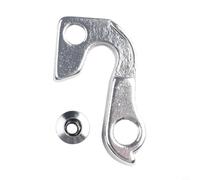 Gancio per deragliatore posteriore per bicicletta Gt per Aggressor Zaskar staffa telaio in lega di alluminio gancio posteriore kit di montaggio argento o nero (argento)