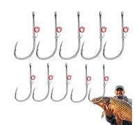 Gancio per esca viva, gancio per | Ganci fissi per viventi | Ami da in acciaio al carbonio con ardiglione e fori per Sunfish Small Bass