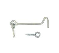 Gancio per finestra in acciaio zincato 4,2x80 mm 4 pz Zincato
