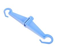Gancio per Flebo per Supporto Infusione, ABS Blu, Diametro 19mm | Aggancio Doppio per Due Linee, Uso Domestico e Assistenza Paziente, Design Semplice e Raffinato