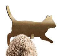 Gancio Per Gatti,Gancio a Muro Gatto Camminante - Adesivo Da Parete Portatutto Animali Camminanti Asciugamano Sciarpa Cappotto Chiavi,Per Porte Camera Bagno Cucina Casa