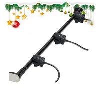 Gancio per ghirlanda sopra la porta, asta regolabile da 80 a 90 cm, accessorio resistente da appendere, riutilizzabile, senza trapano, per interni ed esterni, feste, decorazione stagionale