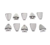 Gancio Per Grancassa Da 10 Pezzi, Diametro Del Foro 6,3 Mm, Per Accessori Per Batteria - Argento, 43.5x35x22mm