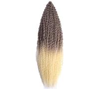 gancio per i capelli Capelli Capelli sintetici all'uncinetto for trecce africane Riccioli afro Estensioni dei capelli intrecciati brasiliani ricci(4 613-28INCHES 120G,3Pcs)