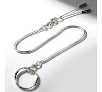 Gancio per il naso SM per donne, giocattoli BDSM estremi per donne, morsetti per capezzoli per uomini con catena regolabile, giocattoli BDSM duri per coppie, morsetti per capezzoli regolabili, divaric