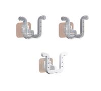 Gancio per infradito Scarico da bagno in plastica autoadesivo 1/3 pezzi | Gancio for pantofola senza punzonatura for sandalo a forma di U(Mix 3pcs-01)