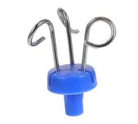 Gancio per Infusione in Acciaio Inox, Accessorio per Stativo Mobile | 3 Pezzi, per Bottiglia e Supporto, Uso in Clinica, Facile da Installare, Struttura in Plastica e Acciaio Inox