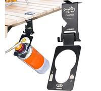 Gancio per lanterna sospesa - Morsetto per serbatoio - fisso per forno ad aria | Serratura per bordi del tavolo con supporto per guida in acciaio, dispositivo di cottura all'aperto per lo