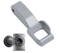Gancio per l'interruttore della porta, Gancio Porta Oblò Lavatrice con Blocco con blocco compatibile con le lavatrici a carica frontale LG, Rif. MFG63099101, DFS03857 Colore metallizzato (1 Pezzi)