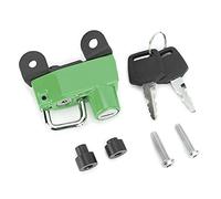 Gancio per lucchetto per casco Lucchetto per casco in lega di alluminio per modelli Scrambler 400/800 2015+ Moto (Verde)