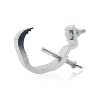 Gancio Per Luci Da Palcoscenico 2 pezzi ganci for luci da palco in alluminio effetto fascio morsetti attrezzatura luce dj for feste morsetto illuminazione evento spettacolo(Silver)