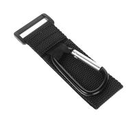 Gancio per Manubrio U Clips Nero in Lega e Legno, Compatto