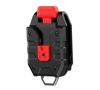 Gancio per metro a nastro compatto con clip per nastro a rilascio rapido per operazioni con sola mano per un comodo accesso durante lavoro