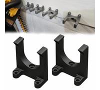 Gancio per montaggio a parete compatibile con sega a palo DeWalt 20V MAX e tagliasiepi, gancio verticale per DCPS620, DCPH820, aste di estensione (nero, confezione da 2)