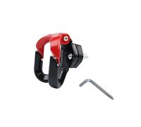 Gancio per montato frontalmente per Ebike ABS e lega alluminio doppio resistente per biciclette elettriche Supporto per carico anteriore per bici elettrica