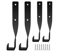 Gancio per Motosega, 4 Pezzi, Resistente alla ruggine, per Motosega, Attrezzi per riporre Oggetti da Garage, Camion da Giardino, Trattore ATV per Camion da Giardino