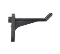 GANCIO PER PANNELLO FORATO 'DIRITTO LUNGO' 50 mm