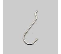 GANCIO PER PANNELLO FORATO TIPO N.4 22x53 mm (Pz.200)
