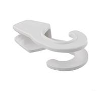 Gancio per parafango regolabile da 32 mm con funzione di bloccaggio rapido per una gestione efficiente dei cavi del parafango (bianco)