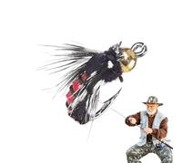 Gancio per pesca a mosca, esca per pesca a mosca, simulazione di coniglietti realistici per gatti, multiuso resistente al tè per appassionati di pescatori esperti principianti