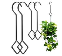 Gancio per piante da interni, in metallo, antiruggine, accessorio organizer per risparmiare spazio per luci esterne, armadio da giardino, abbigliamento