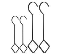 Gancio per piante da interno, ganci di prolunga in metallo per piante, antiruggine, accessorio per gabbie per uccelli, guardaroba e abbigliamento