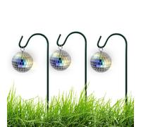 Gancio per piante decorativo, sfera da discoteca, impermeabile, glitterata