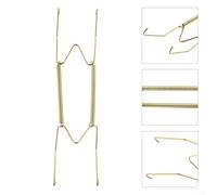 Gancio per piatti a molla per esposizione da parete con supporto regolabile e invisibile, adatto per appendere piatti rotondi e quadrati, diverse dimensioni (25,4 cm)